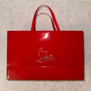 Christian Louboutin Medium Red Gift Bag
